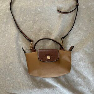 Longchamp Le Pliage Xs Brown Shoulder Mini Bag